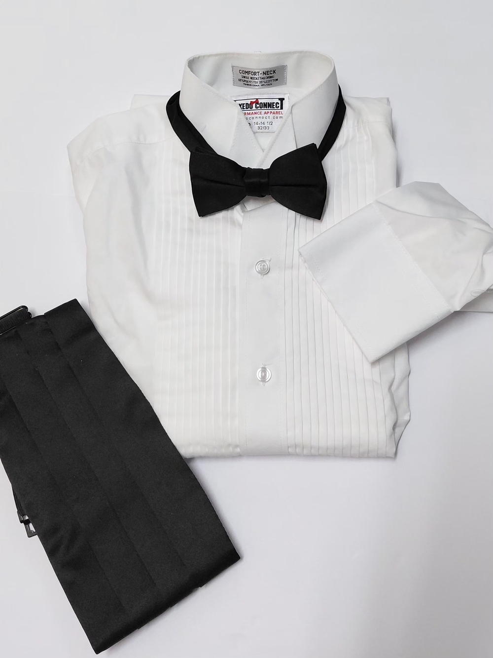 Mens Tuxedo Shirt Set 3 Piece